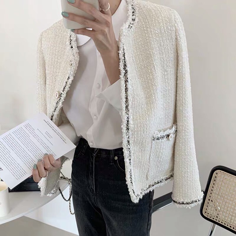 [Order] Áo khoác vải tweed