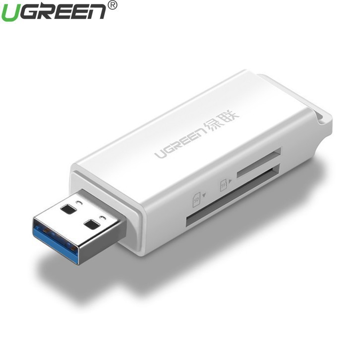 Đầu Đọc Thẻ Nhớ Đa Năng SD-TF USB 3.0 UGREEN 40753 - Hàng Chính Hãng