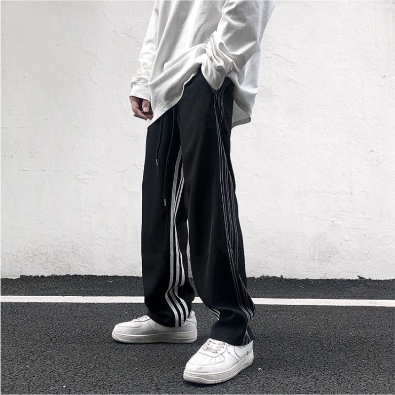 Quần ống rộng phong cách hip hop thời trang đường phố cho nam size S-3XL