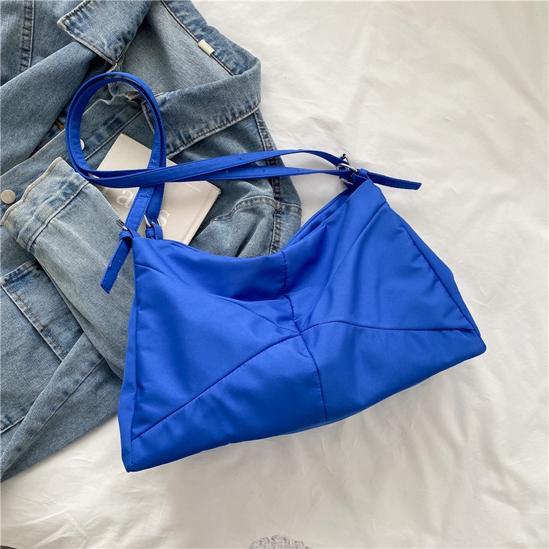 Túi IELGY đeo vai vải canvas cỡ lớn thời trang cho nữ