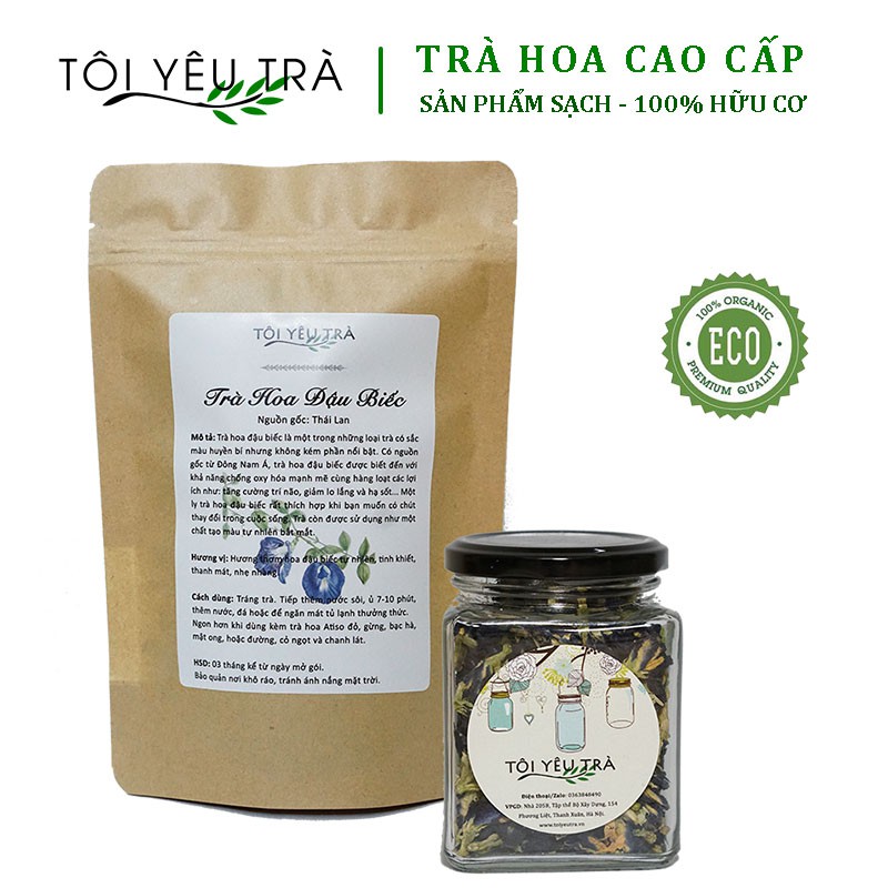 Trà Hoa Đậu Biếc Sấy Lạnh Tôi Yêu Trà