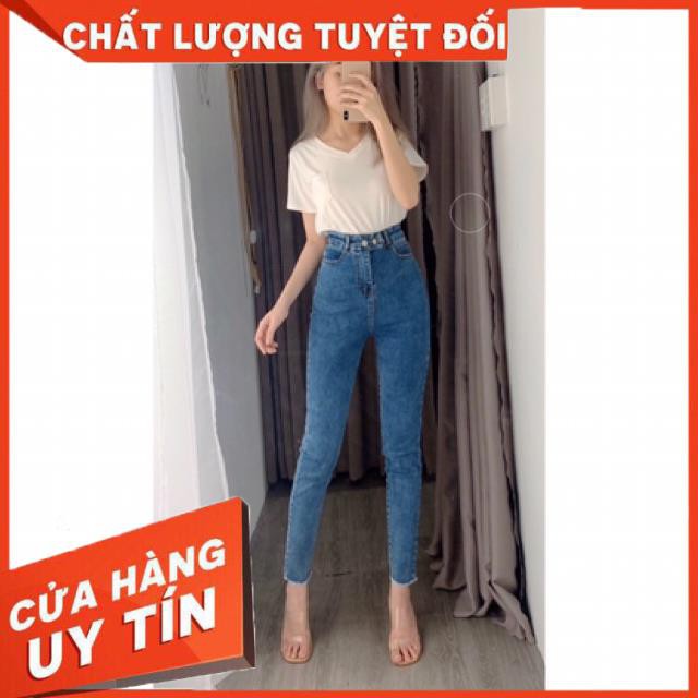 QUẦN JEANS ÔM LƯNG SIÊU CAO CO GIÃN - hình thật chính chủ | WebRaoVat - webraovat.net.vn