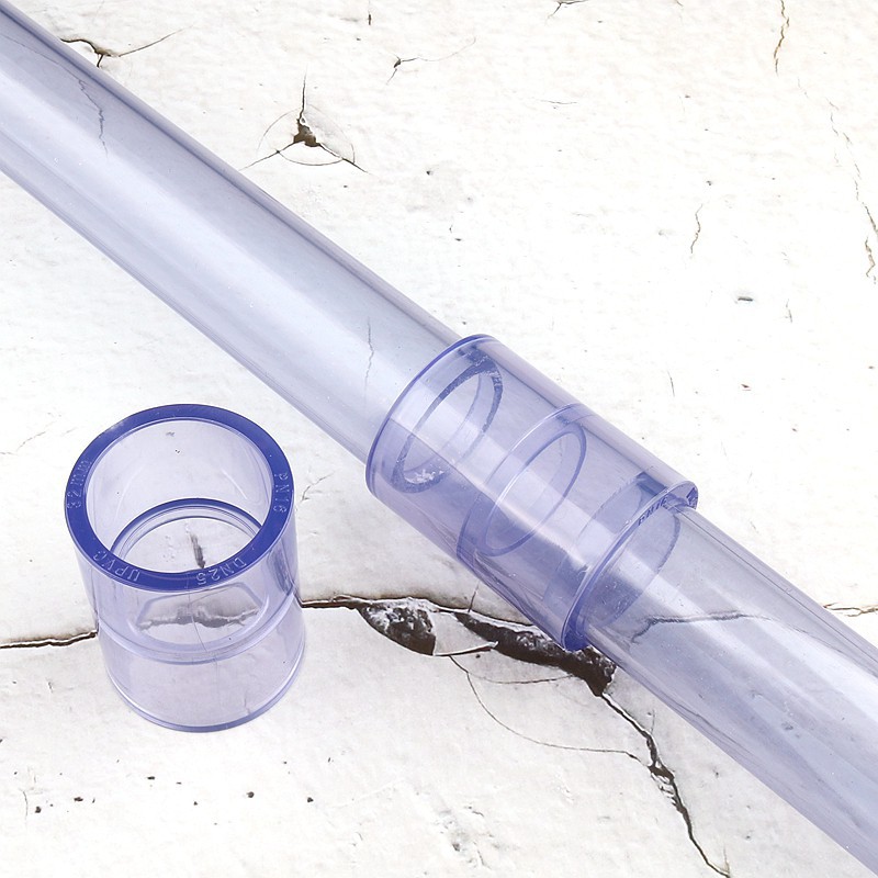 Đầu Nối Ống Nước Bằng Nhựa Pvc Trong Suốt Đường Kính 20-40mm