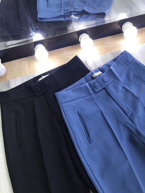 Quần baggy , 2 khuy bọc hàng xịn