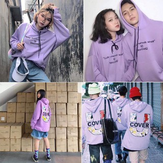 ÁO HOODIE UNCOVER TÍM YÊU THƯƠNG