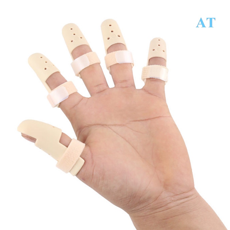 Set 5 Nẹp Ngón Tay Bằng Nhựa Hỗ Trợ Chỉnh Hình Ngón Tay