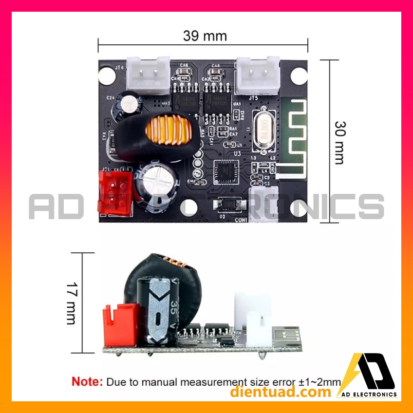 Mạch Khuếch Đại Công Suất Âm Thanh 2x5W Có APP điều chỉnh EQ