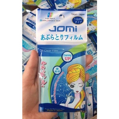 Gói Giấy thấm dầu Oil Clear Film Jomi Nhật Bản..