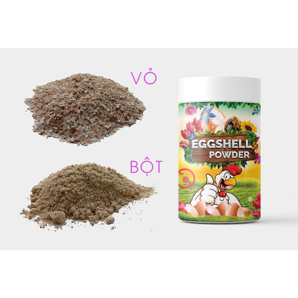 ATP Farm - CHÍNH HÃNG : Hủ 1KG BỘT VỎ TRỨNG Ủ MEN VI SINH cho cây trồng - Nông nghiệp hữu cơ Nhập khẩu Châu Âu