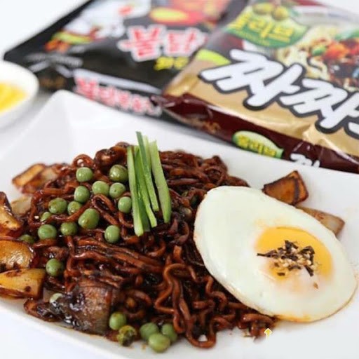 [ 1 GÓI] Mì tương đen dầu olive Samyang Hàn Quốc 140g - ĂN VẶT