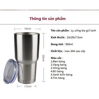Ly YETI cao cấp giữ nhiệt