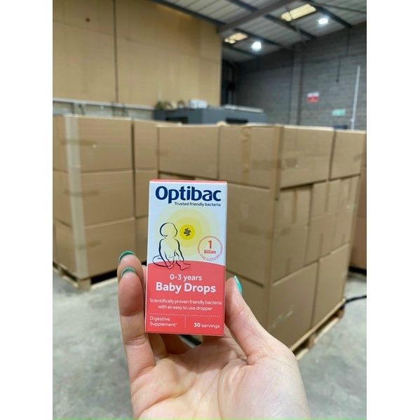 [MẪU MƠI]Men Optibac Drop Hồng dạng giọt cho bé