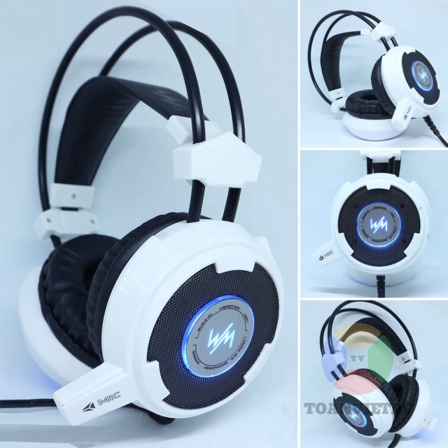 Tai Nghe Chuyên Game Văn Phòng WANG MING 8900LS Âm Thanh 7.một Chân Cắm USB