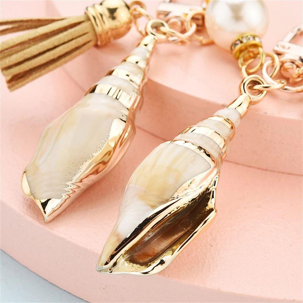 Mmluck Móc Khóa Sao Biển Tua Rua Trong Suốt Đơn Giản Phụ Kiện Nội Thất Cho Túi Xách Nữ