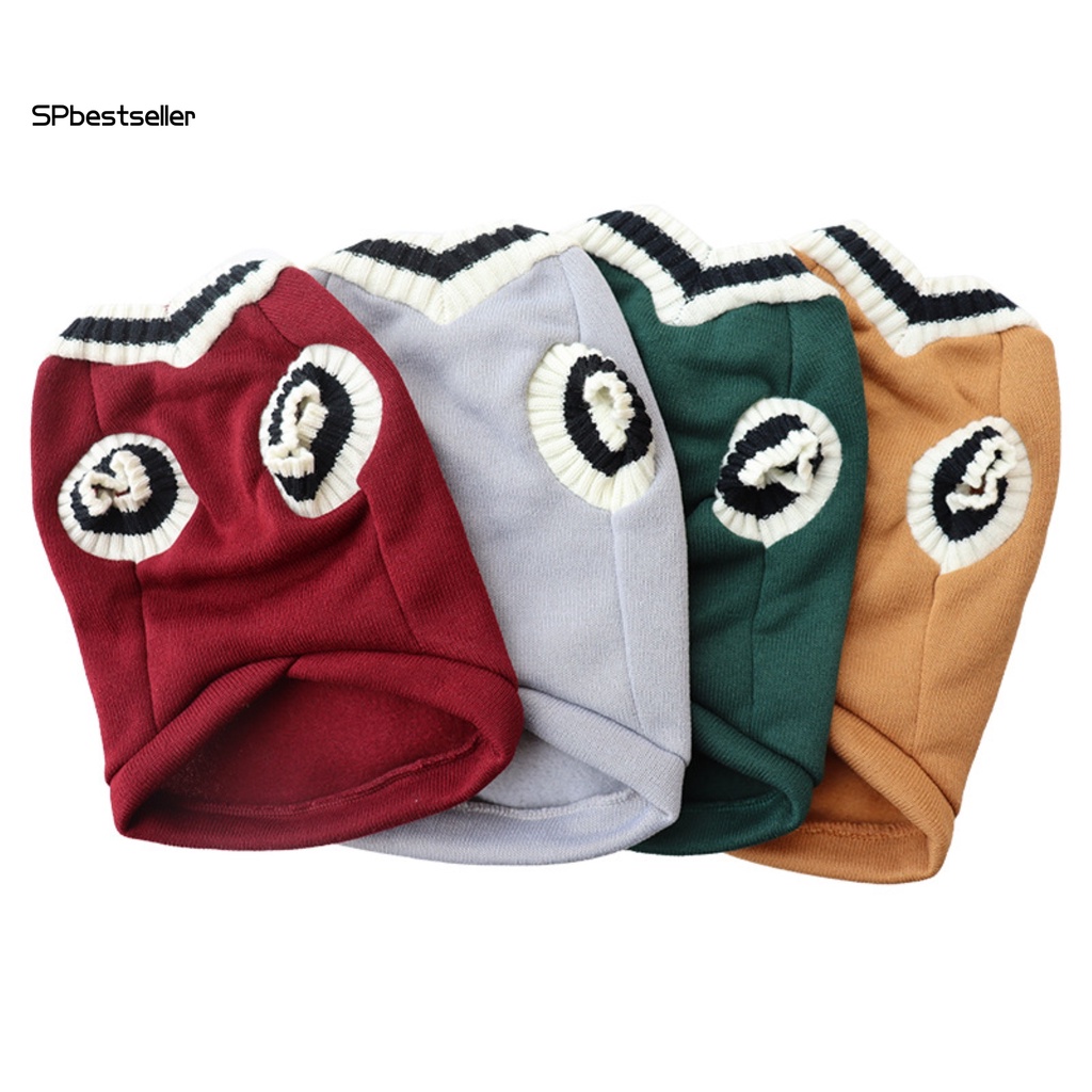 Áo Len Không Tay Giữ Ấm Mùa Đông Cho Thú Cưng