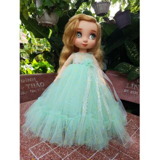 Đầm dài tiểu thư dành cho búp bê Animator