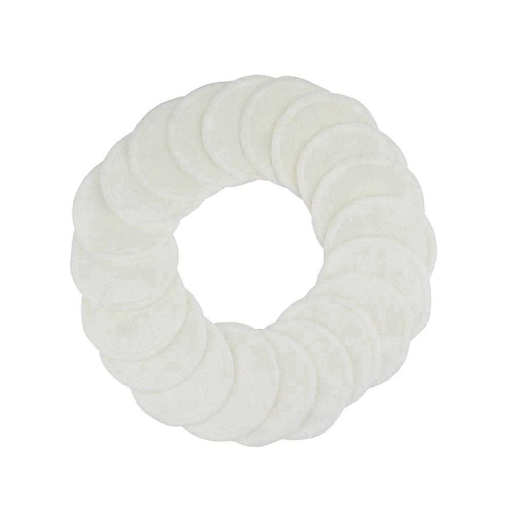 Set 12 bông tẩy trang chất liệu cotton than tre cho người mới bắt đầu có thể tái sử dụng