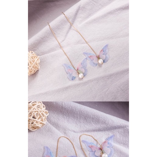 Khuyên tai dáng dài nữ tính cổ trang - Maben