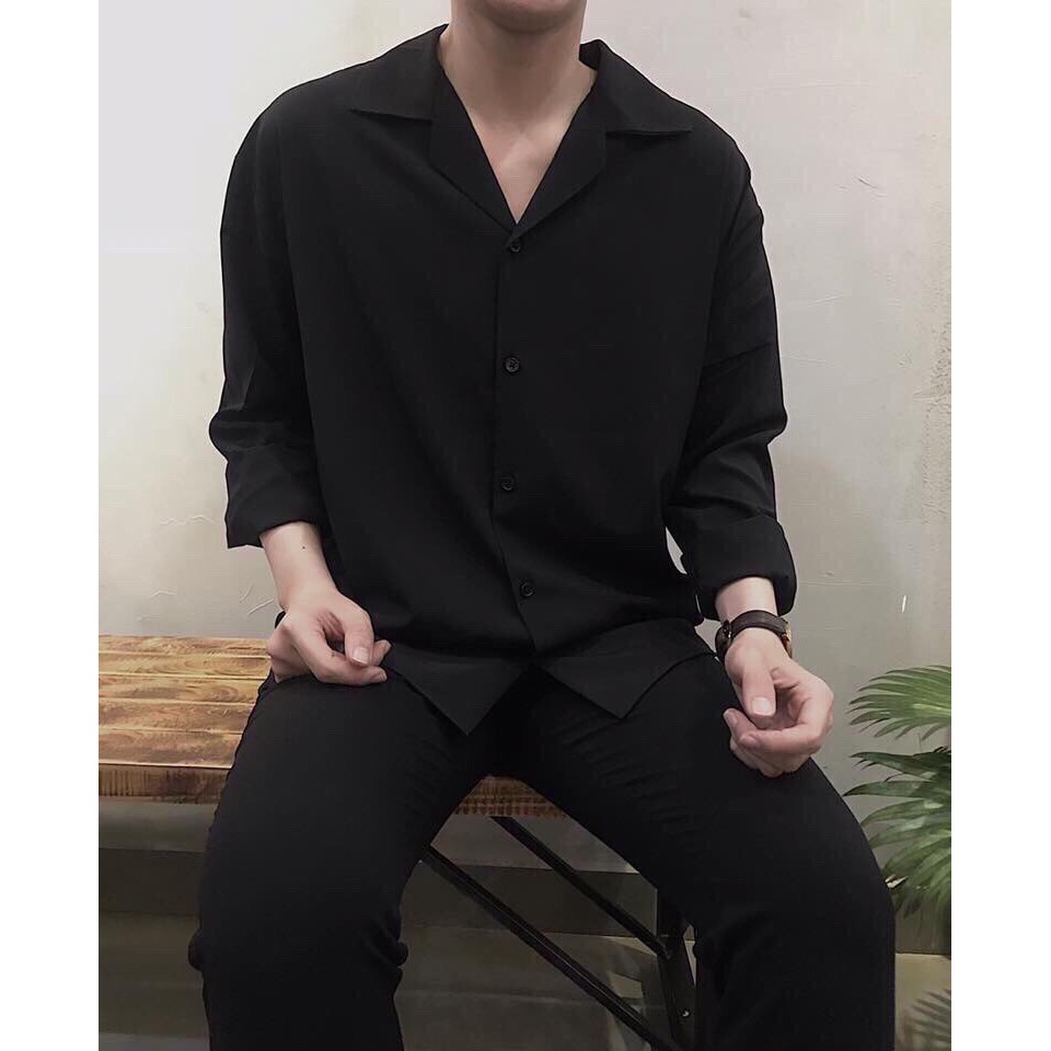 Sơ mi nam nữ basic cổ vest | BigBuy360 - bigbuy360.vn