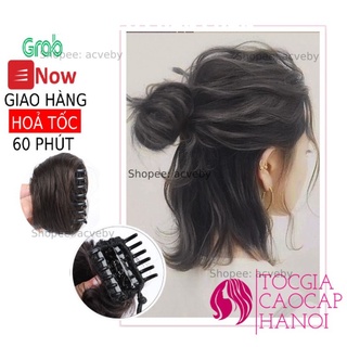 Tóc búi giả kẹp ngoạm mini xinh xắn