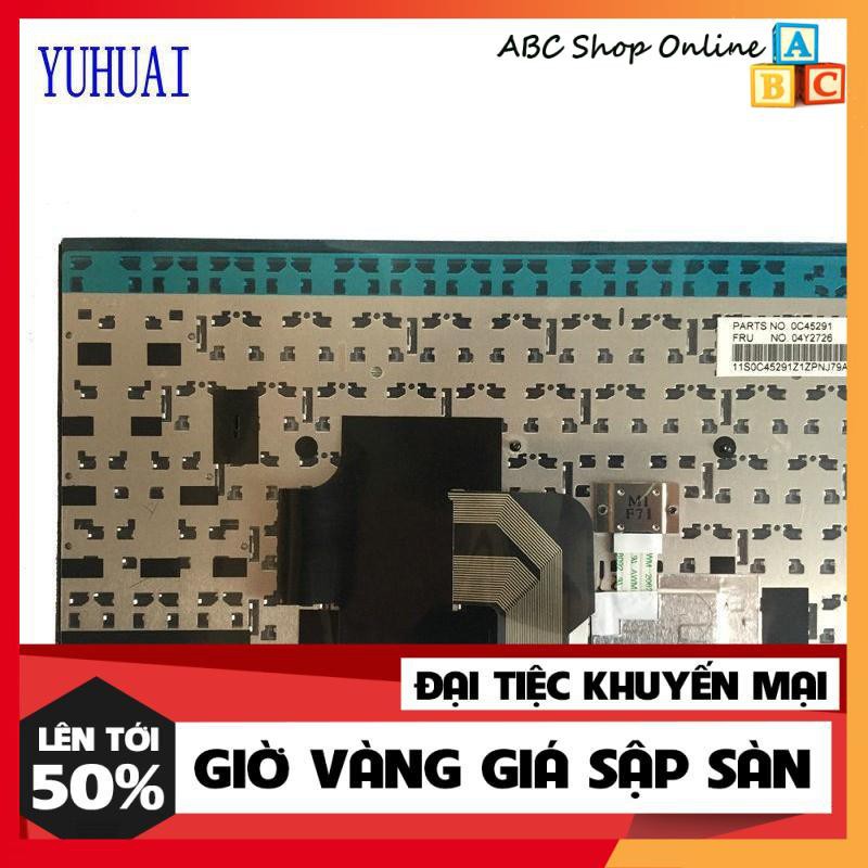 Bàn phím laptop Lenovo ThinkPad T460s T460P T470P T470s 01YT100, SN20Q55991 00PA452 SN20H42364 ( KHÔNG ĐÈN, CÓ CHUỘT)