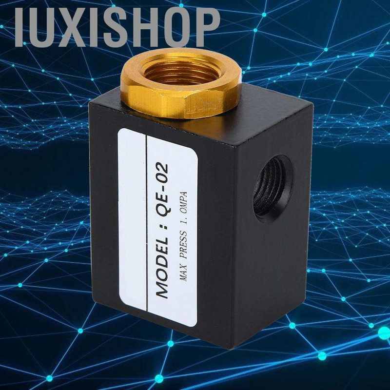 Iuxishop Pneumatic G1/4&quot; Inlet Port Air Quick Exhaust Valve Aluminum QE-02