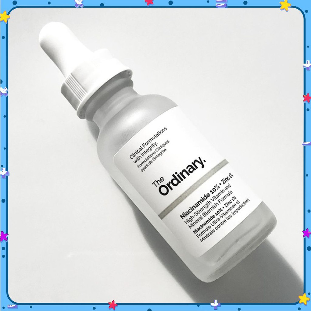 Tinh chất Niacinamide 10% + Zinc 1% - The Ordinary 30ml chuẩn hãng