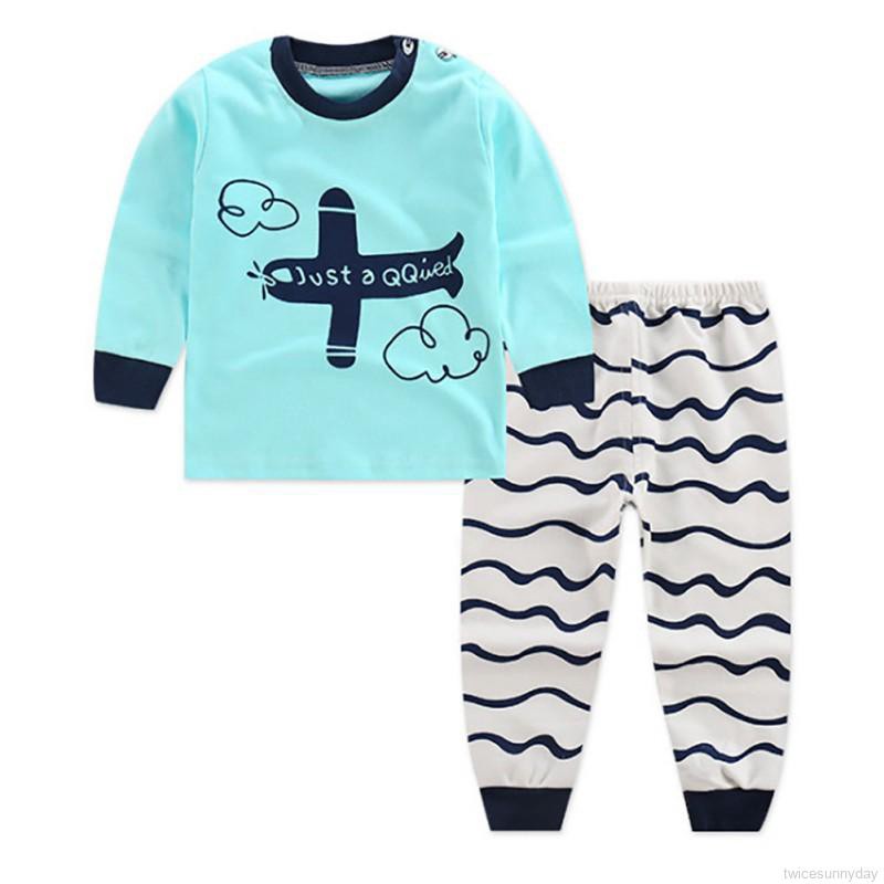 Set đồ ngủ hoạt hình xinh xắn hợp thời trang dành cho bé