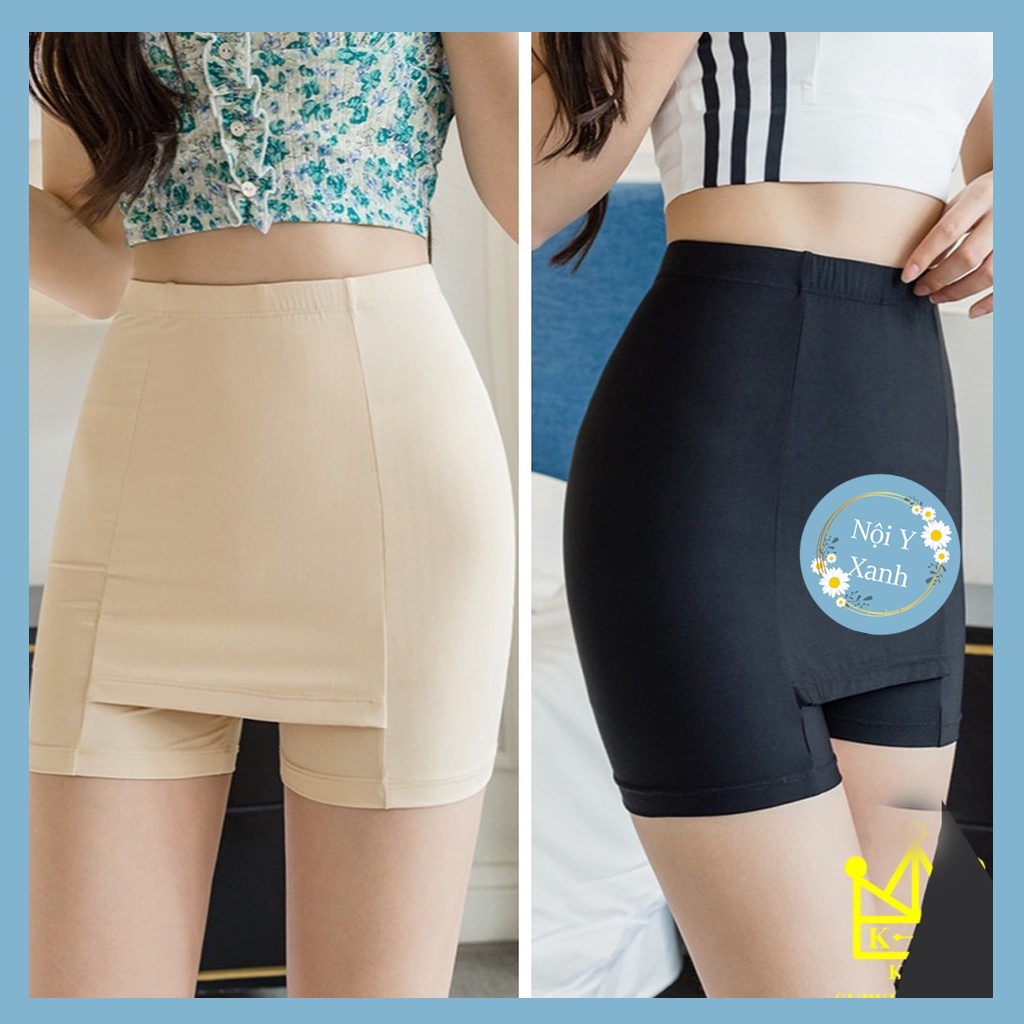 Quần Đùi Mặc Trong Váy 2 Lớp Che an toàn và đáng tin cậy Chống Lộ Nội y xanh chất đẹp deal xịn sexy