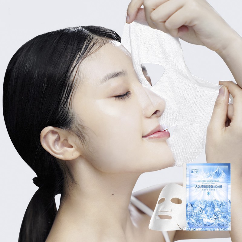 Mặt nạICE-COOL MOISTURIZING Hy drating Mask chăm sóc da, dưỡng da cấp ẩm, sáng da, thải độc tố (1 hộp 10 miếng)