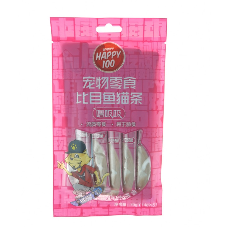[HCM] Súp thưởng cho mèo Wanpy Happy 100 70g (14g * 5 thanh)