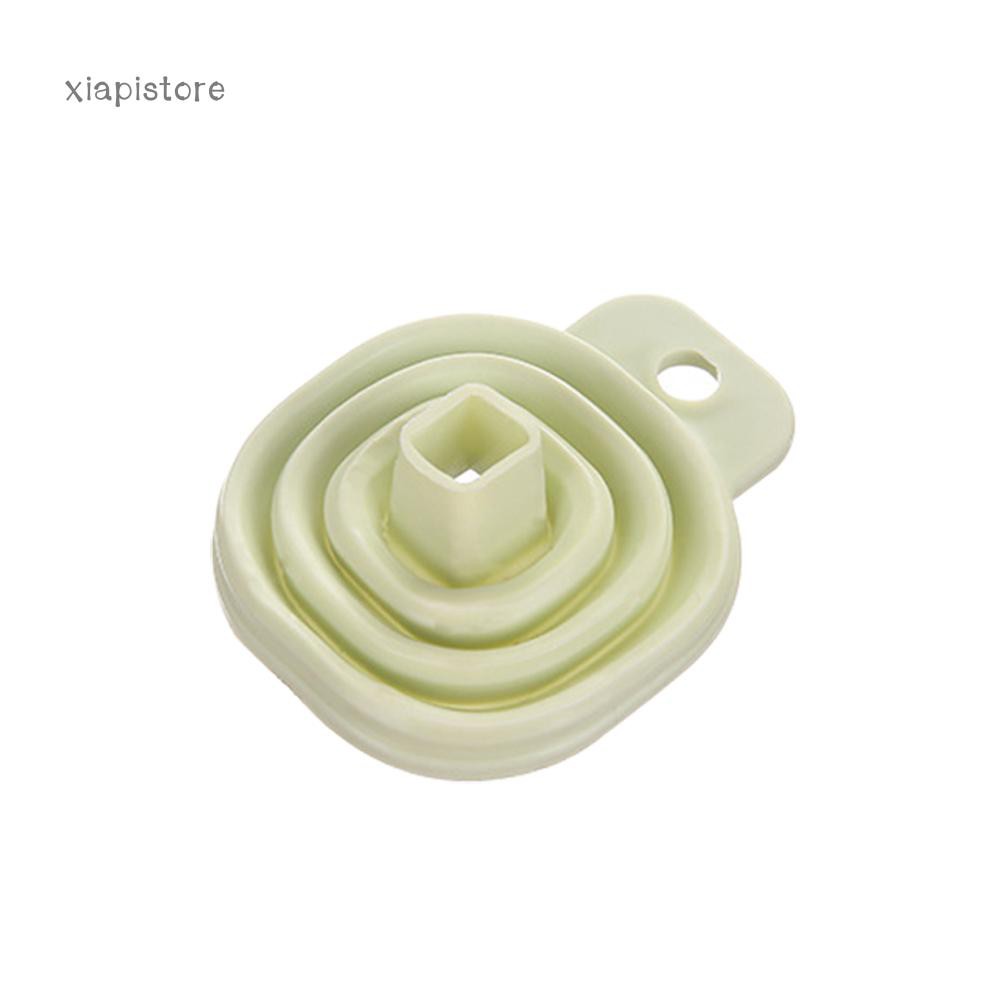 Phễu nhựa dùng trong nhà bếp gấp gọn lại được tiện dụng