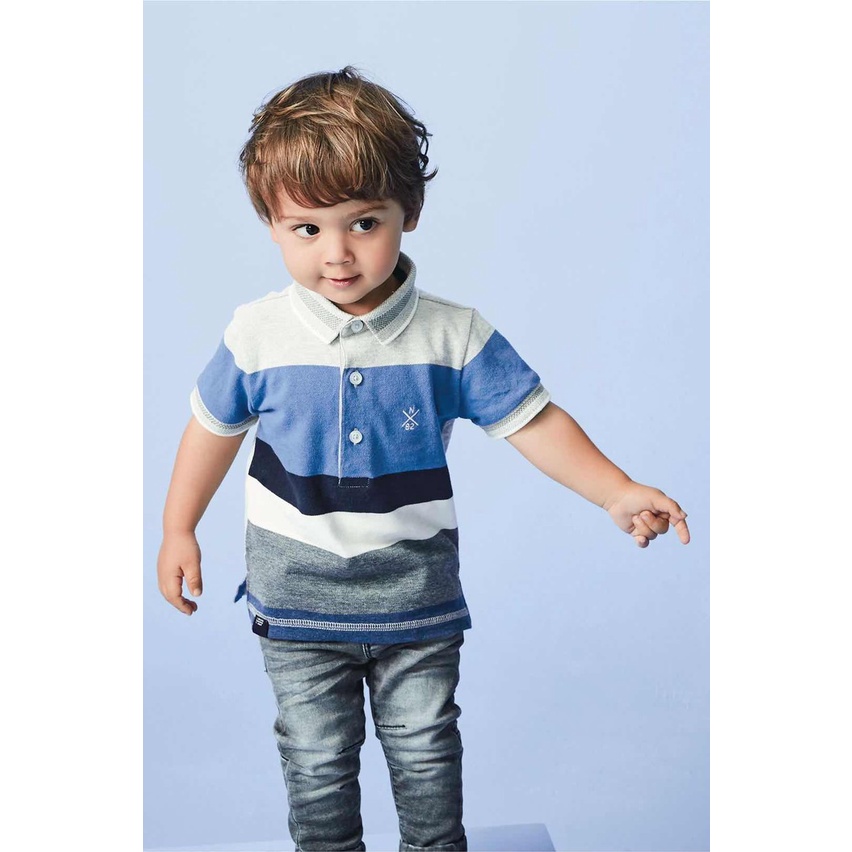 Áo cộc tay bé trai - Áo polo NEXT chất cotton cho bé trai size 2-7 tuổi