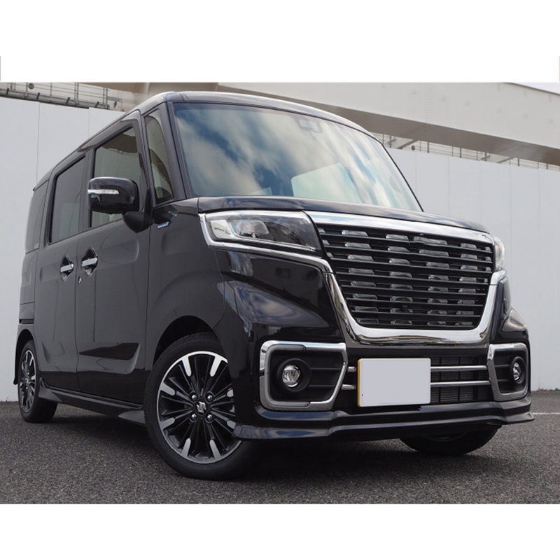Khung Lưới Tản Nhiệt Phía Trước Bằng Chrome Cho Xe Hơi Suzuki Spacia Custom MK53S