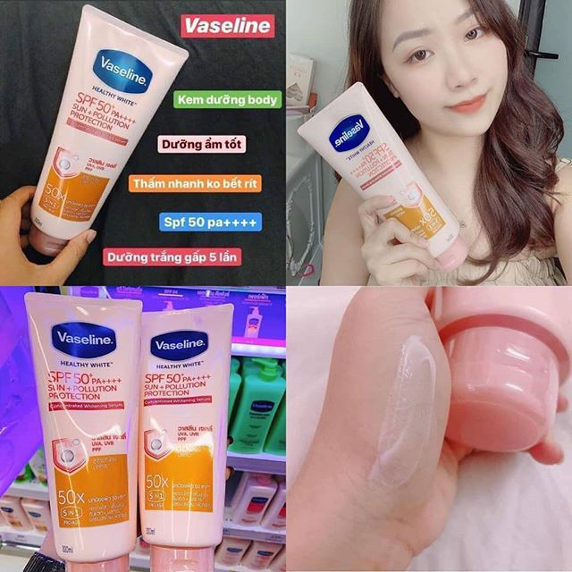 [ HOT HOT ] Dưỡng Thể Vaseline Serum 50X Thái lan | BigBuy360 - bigbuy360.vn