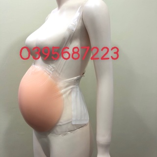 Bụng bầu giả 2500g (bụng bầu silicon size 7-8 tháng) có ảnh thật