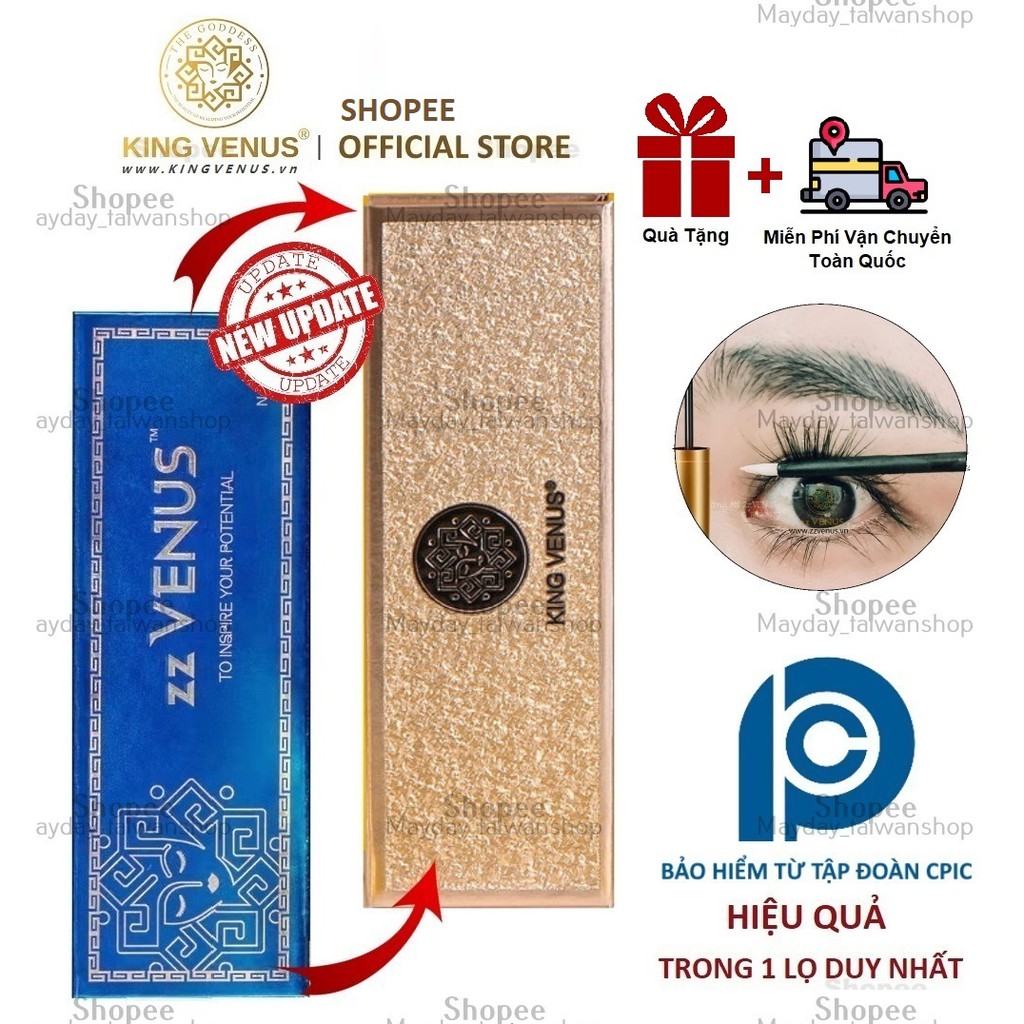 [CHÍNH HÃNG] Serum Dưỡng Mi Siêu Dài Zzvenus [Bản nâng cấp KING VENUS]