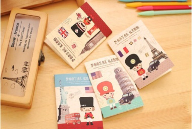 Sổ mini Postal Card