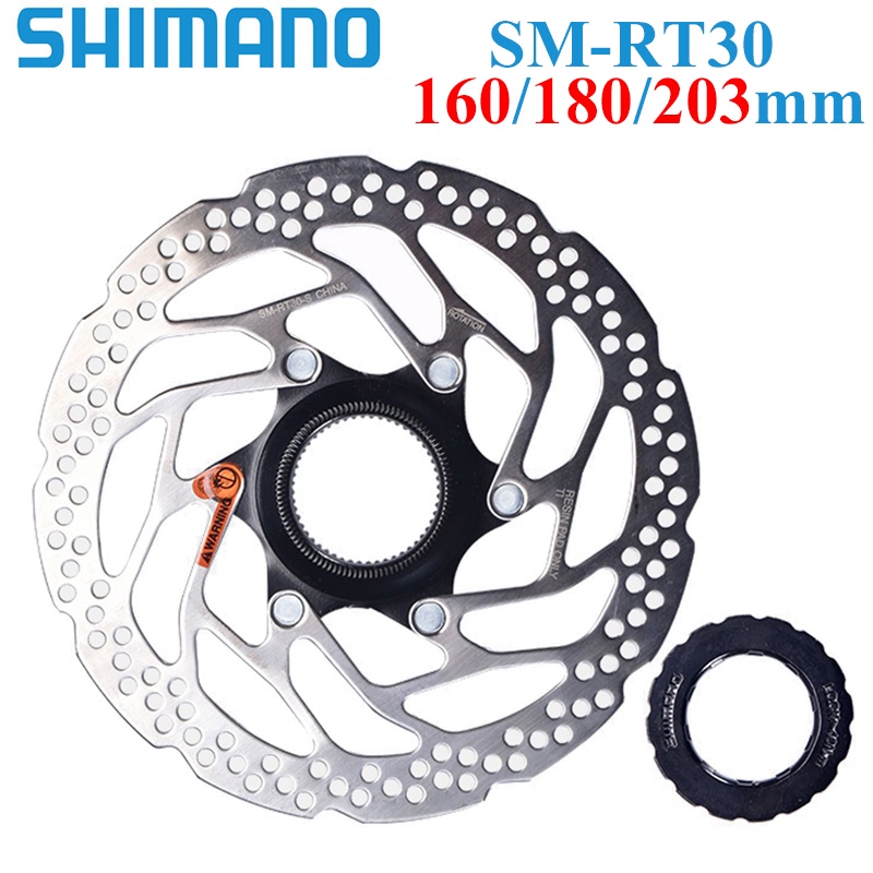 Bộ Thắng Đĩa Xe Đạp SHIMANO Rotor RT56 RT30 RT10 160/180/203mm Kèm 6 Bu Lông