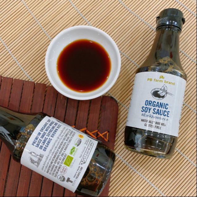 Nước tương hữu cơ PB Farm 200ml
