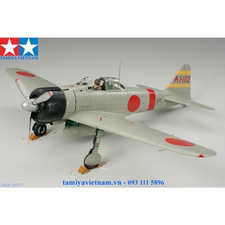 60317 mô hình máy bay quân sự 1/32 scale mitsubishi a6m2b zero fighter model 21