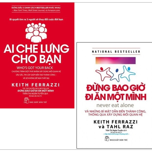 Sách Combo Đừng Bao Giờ Đi Ăn Một Mình + Ai Che Lưng Cho Bạn