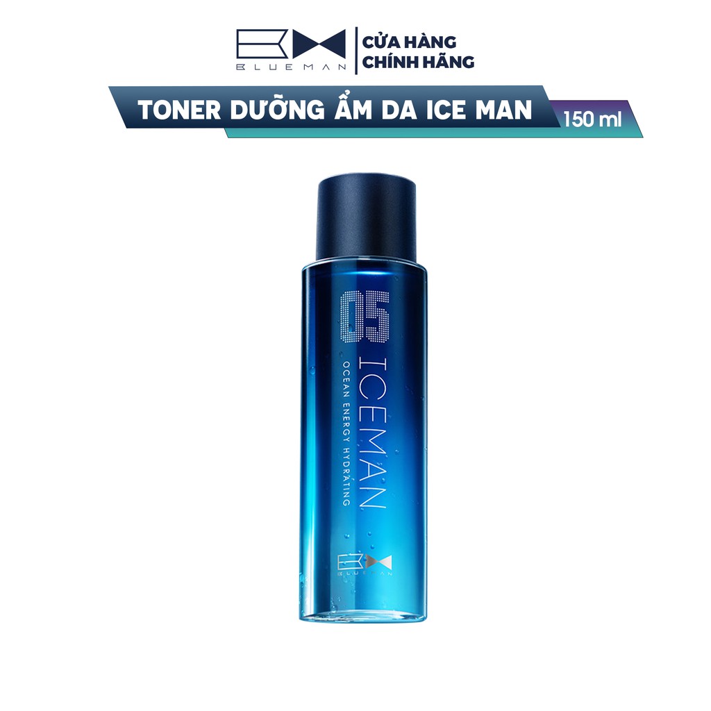 Toner Dưỡng Ẩm Da ICEMAN Chống Nhờn Se Khít Lỗ Chân Lông BLUEMAN 150ml ZL37