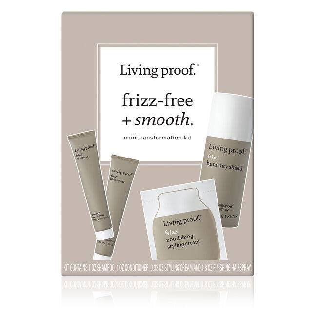 Living Proof - Bộ chăm sóc tóc 4 món Mini size Living Proof Frizz-Free + Smooth Mini Transformation Kit