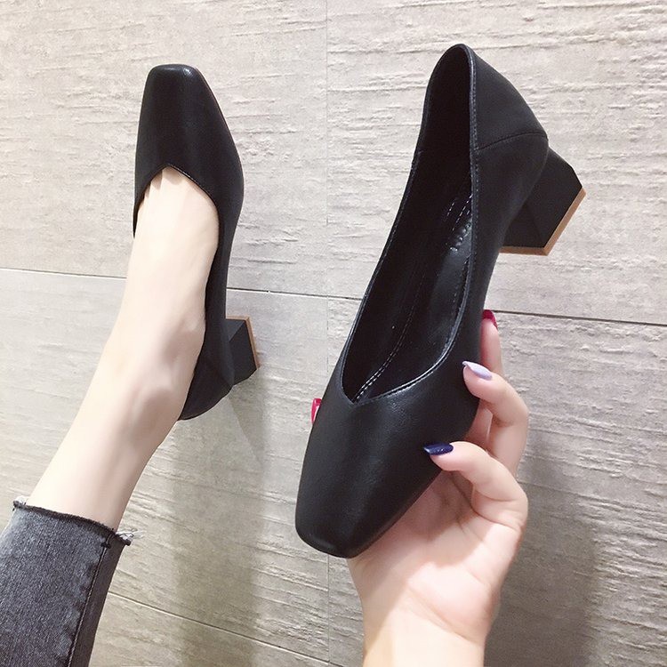 Giày Búp Bê Nữ Trơn Gót 5cm Siêu Xinh MBS288 - Mery Shoes