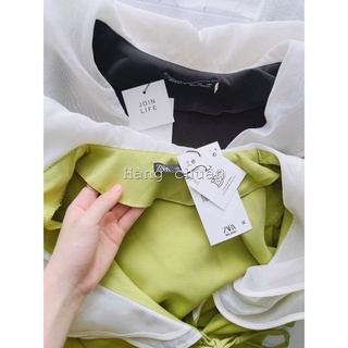 Váy phối tơ cổ V