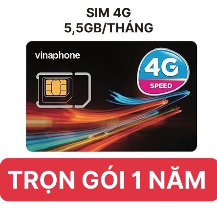 SIM VINA 4G D500 Tặng 5gb/Tháng TRỌN GÓI 1 NĂM Không Cần Nạp Tiền Duy Trì