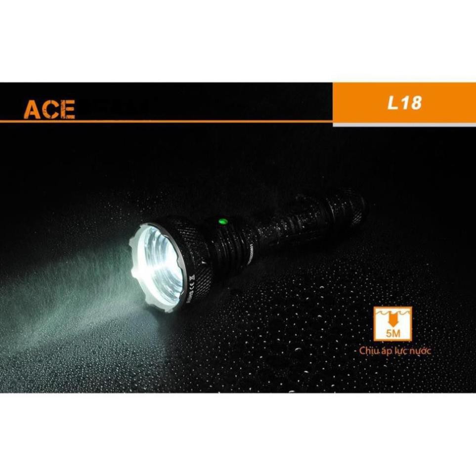 [BẢN MỚI NHẤT] [SIÊU NHỎ GỌN] ACEBEAM L18 Đèn pin và đèn sạc nhỏ gọn sáng 1500 lumen chiếu xa 1000m LED Osram(k kèm pin)