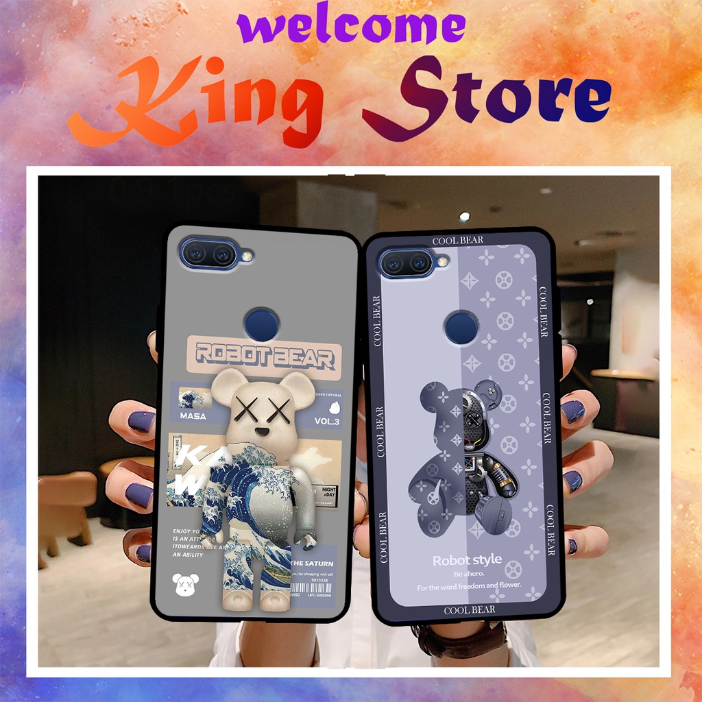 [Sale] Ốp lưng Oppo A1k/Oppo A3s/Oppo A5s/Oppo A7/Oppo A12 in hình RobotBear