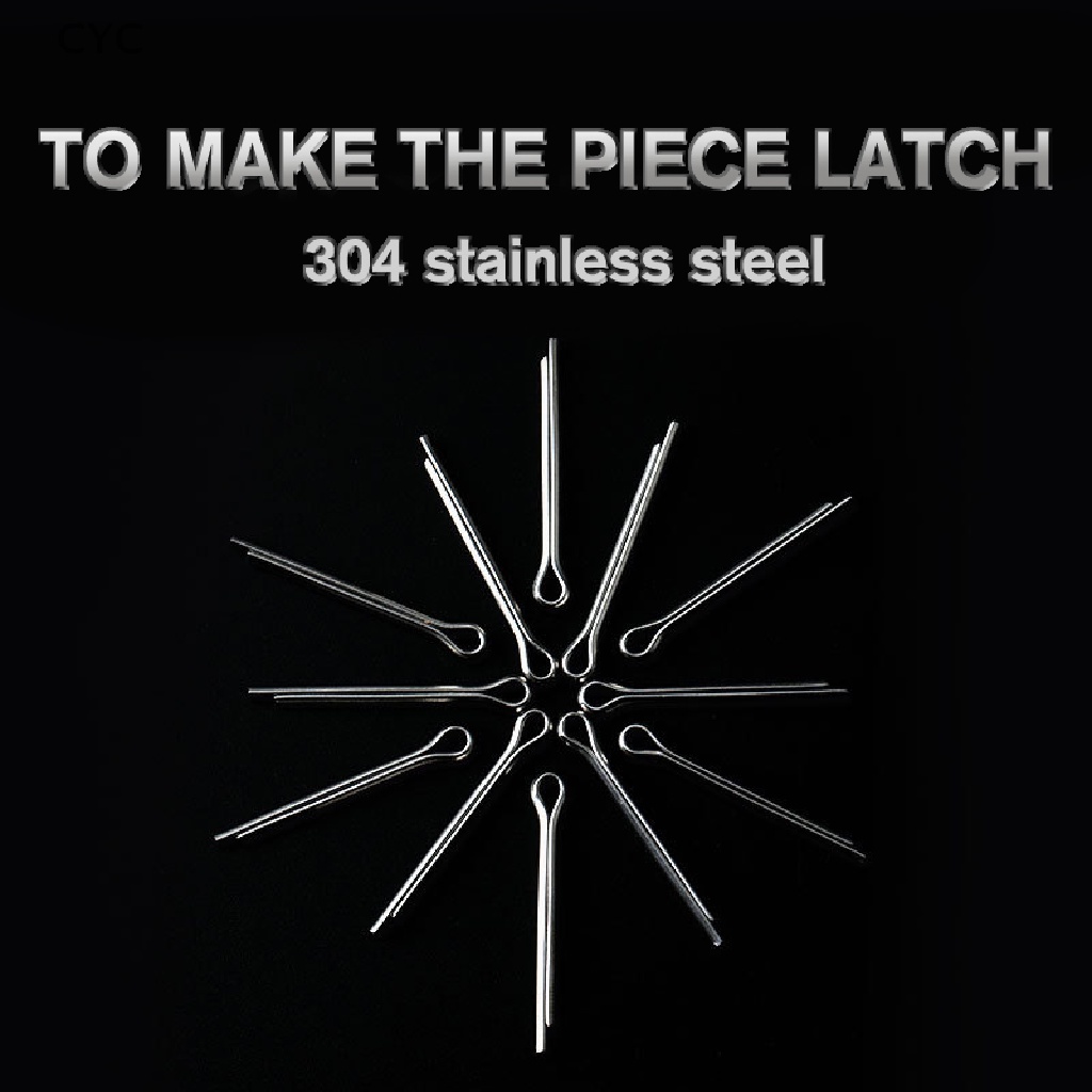 CYC 10pcs Bicycle Disc Brake Pads Lock Pin Stainles Steel Split Pin Bike Fix Bolts CY